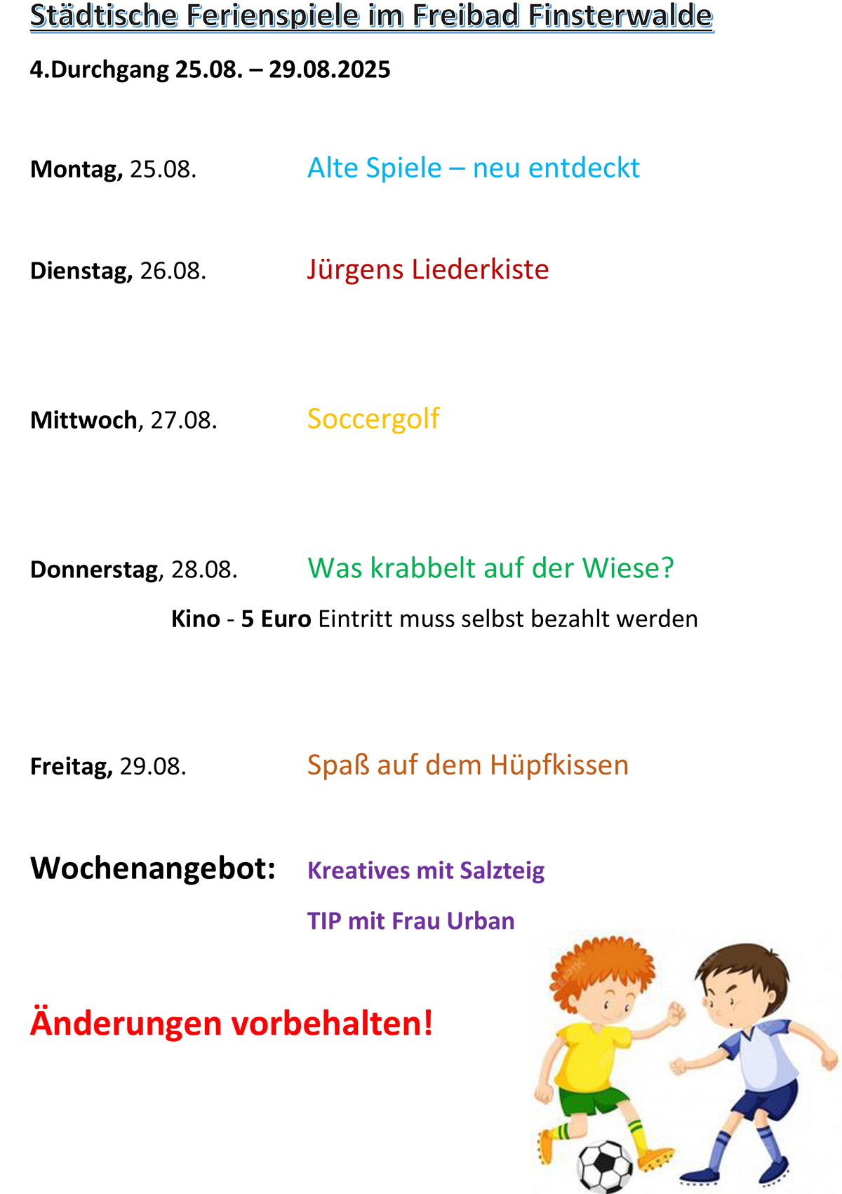 Sommerferienplan 2025 5